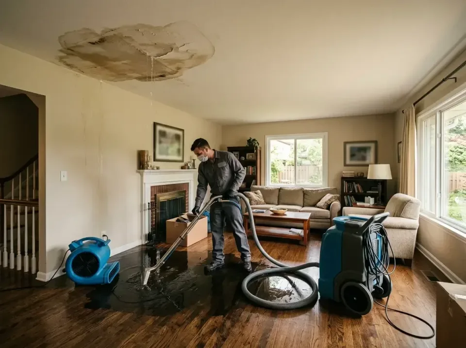 attic-pipe-burst-ceiling-drip-008 — frequently asked questions, Water Damage Restoration & Carpet Care in Pasco, WA